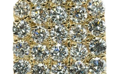 Genuine Diamond Ring 3.24cttw 18K Yellow Gold VS1 H