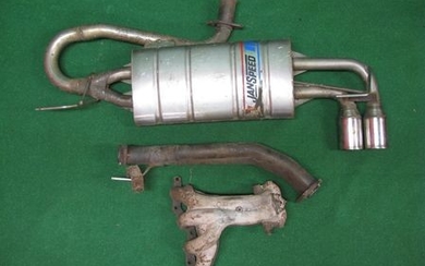 Janspeed stainless steel big bore performance exhaust system for MR2 MkI including later type exhaust manifold