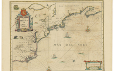 JANSSONIUS, Johannes (1588-1664). Nova Belgica et Anglia Nova. Amsterdam: [1649].