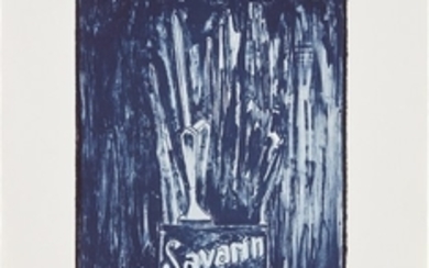 Jasper Johns, Savarin 6 (Blue)