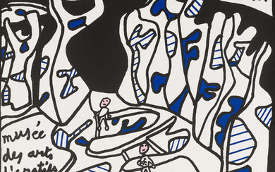 Jean Dubuffet (1901-1985) (after) Two exhibition posters, 1974/1977