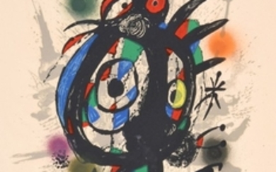 Joan Miro (1893-1983) - Joan Miro Lithograph, Signed Artist's Proof