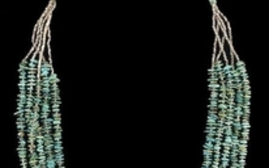 Native American Multi-Strand Turquoise Necklace
