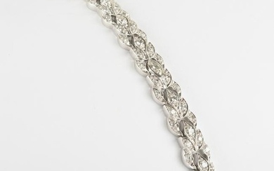 Platinum and Diamond Bracelet