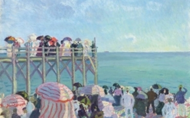 Raoul Dufy (1877-1953), La plage et l’estacade de Trouville