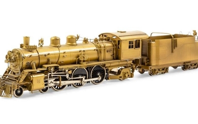A United Scale Models Brass HO-Gauge 4-6-2 Locomotive
