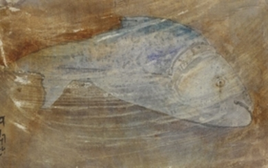 UNTITLED (KATLA FISH), Abanindranath Tagore