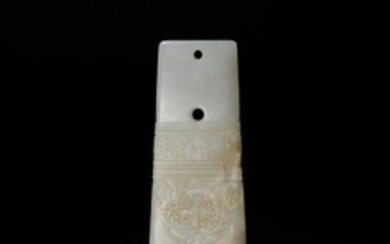 White Jade Axe Blade, Qing Dynasty