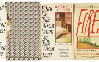 3 signed by Raymond Carver