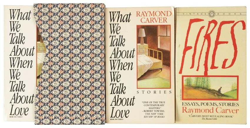 3 signed by Raymond Carver