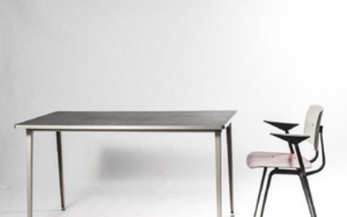 F. Kramer; W. Rietveld, 'Revolt' desk with armchair
