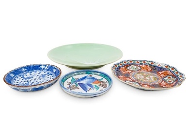 (4) Japanese Porcelain Studio Plates