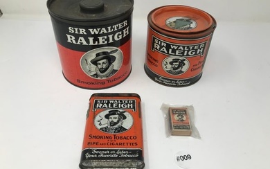 (4) Sir Walter Raleigh Tobacco Adv