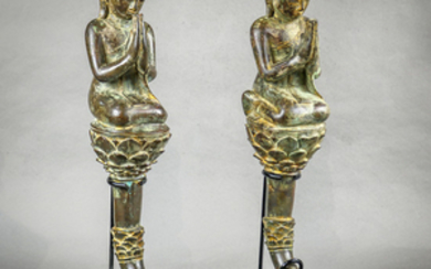 Thai Bronze Votive Figures