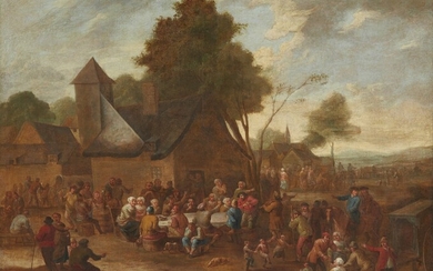 Joost Cornelisz. Droochsloot, circle of - Peasant Festivities in a Village