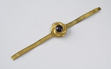A 14k gold Victorian memory bracelet