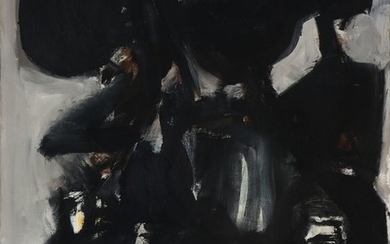 Mogens Andersen: Untitled. Signed Mogens Andersen 66. Oil on canvas. 92×73 cm.