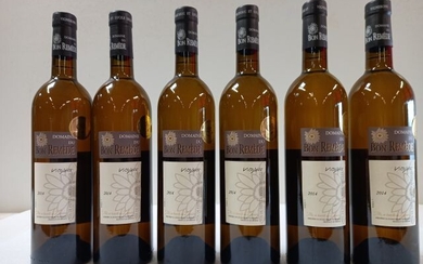 6 bouteilles de Domaine du Bon Remède. 2014.... - Lot 29 - Enchères Maisons-Laffitte