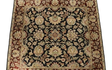 6' x 6'6 Hand-Knotted Persian Tabriz Area Rug, 2000s