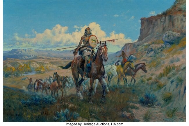 67029: Olaf Carl Seltzer (American, 1877-1957) Horse Th