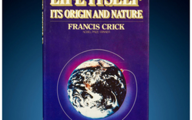 Francis Crick Signed Book Life Itself: Its Origins...