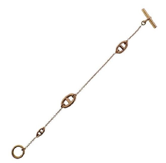 Hermes Farandole 18k Gold Toggle Bracelet