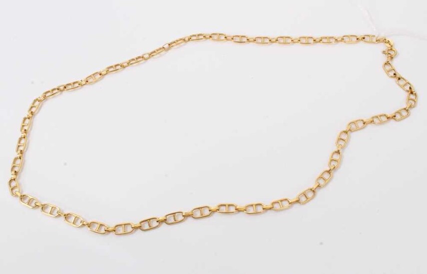 9ct gold anchor link chain