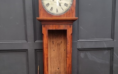 A 19th century Scottish mahogany eight day longcase clock, t...