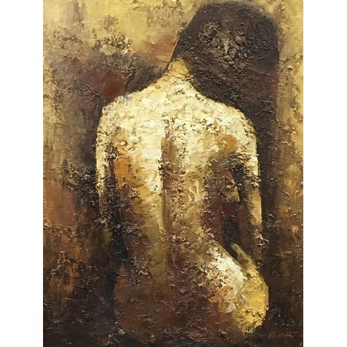 A 20th century oil painting Impasto oil painting on canvas s...