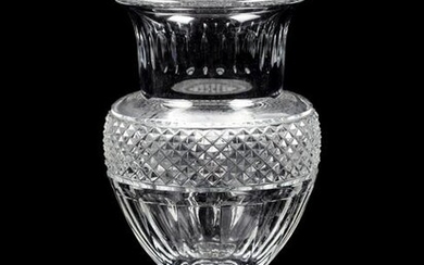 A Baccarat Cut Glass Vase