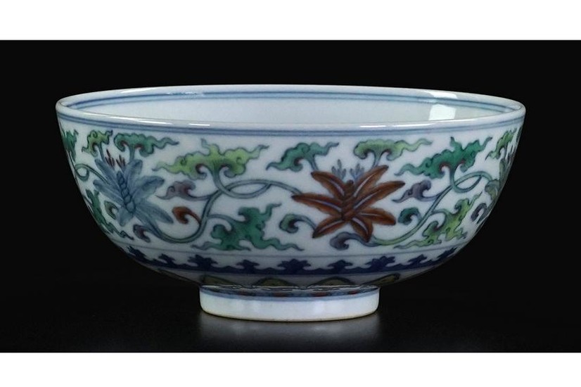 A Chinese Doucai Porcelain Bowl.