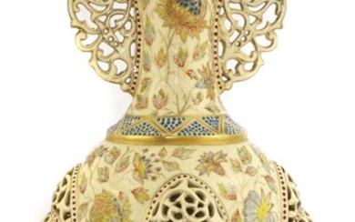 A Fischer Islamic pottery vase