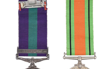 A General Service Medal 1918-62 to Guardsman Patrick John Tooze