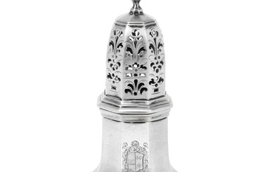 A George I Silver Caster by Thomas Bamford, London, 1725
