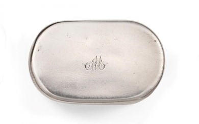 A George III Silver Snuff-Box, by Robert Cattle and James...