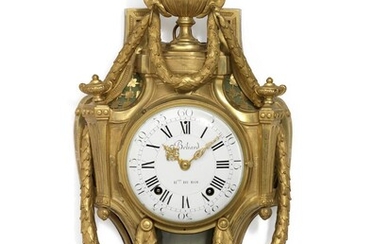 SOLD. A Louis XVI gilt bronze cartel clock. Paris, late 18th century. H. 74 cm. W. 35 cm. – Bruun Rasmussen Auctioneers of Fine Art