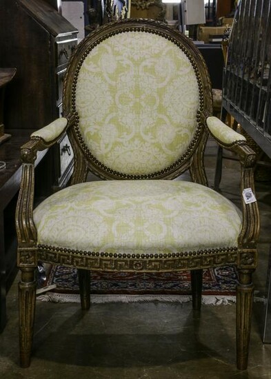 A Louis XVI style fauteuil