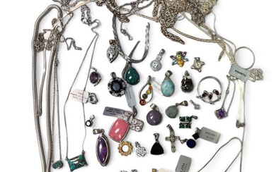 A collection of largely new, Gemporia and other sterling silver...