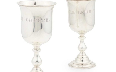 A pair of early Victorian Communion Cups