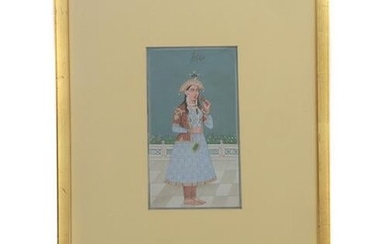 AN ANTIQUE INDIAN MINIATURE PAINTING