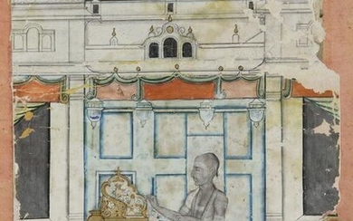 AN INDIAN PRIEST, NATHDAWARA SCHOOL, 19TH CENTURY