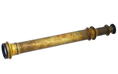 ANTIQUE FRENCH BRASS TELESCOPE FROM DEYROLLE