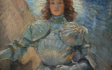 Alexander Demetrius Goltz (1857-1944) - Jeanne d’Arc in Ritter-Rüstung