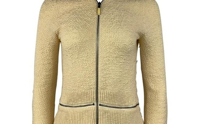 Alexander McQueen Ivory/ Cream Sweater Cardigan Top
