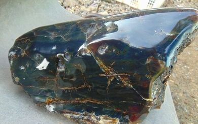 Amber (fossilized resin) half polished - 26×15×14 cm - 3810 g - (1)