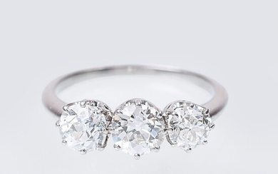 An Old Cut Diamond Ring.