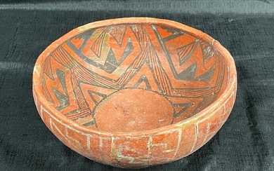Anasazi St. Johns Polychrome Ceramic Bowl - Native