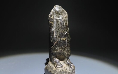 Ancient Egyptian Stone Unique Middle Kingdom Male Oficcial noble Sculpture. 10,8 cm H.