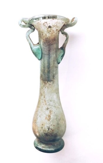 Ancient Roman Glass Ointment with handles
