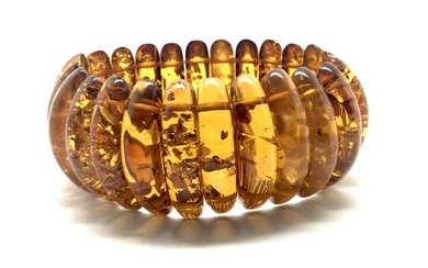 Antique Amber Bakelite Bracelet